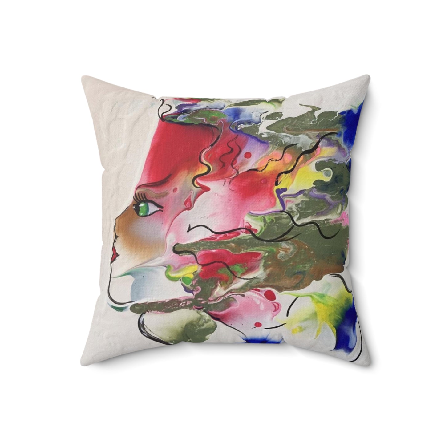 Empress by Carol Kline Spun Polyester Square Pillow