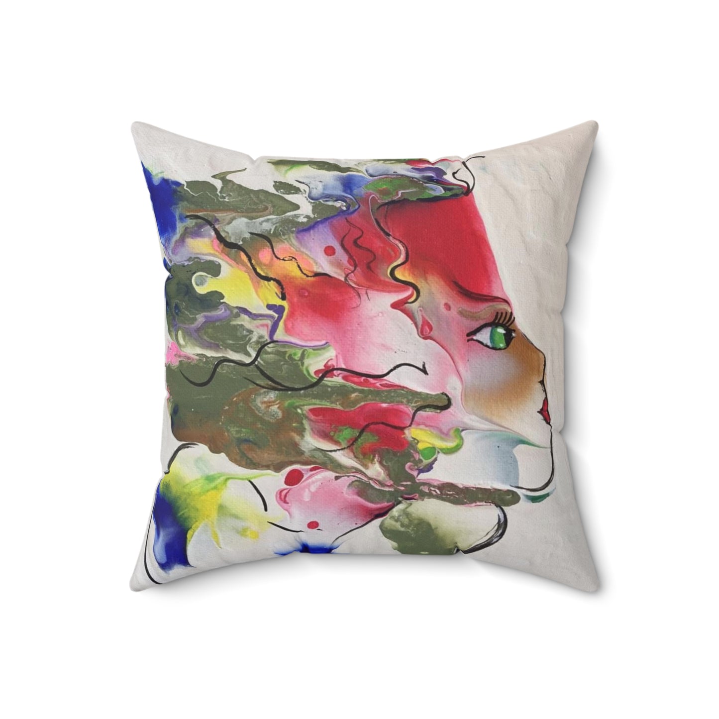 Empress by Carol Kline Spun Polyester Square Pillow