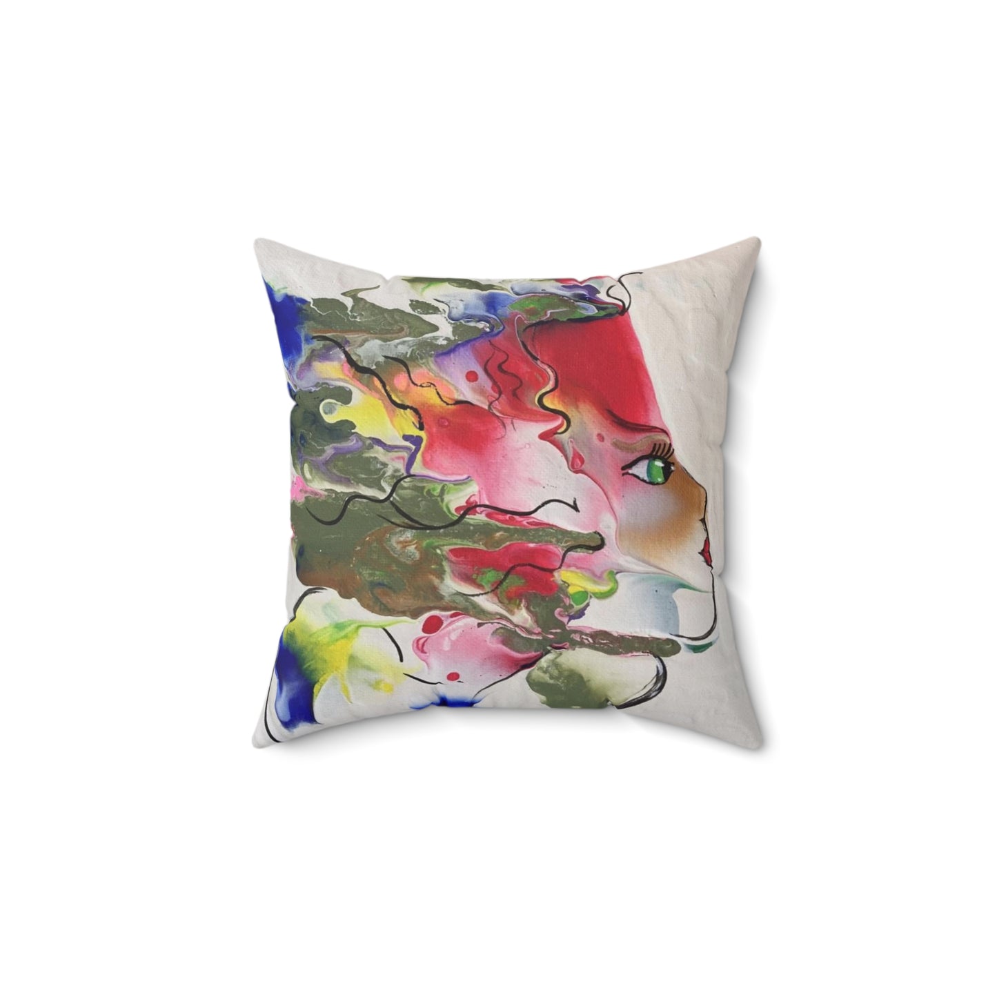 Empress by Carol Kline Spun Polyester Square Pillow