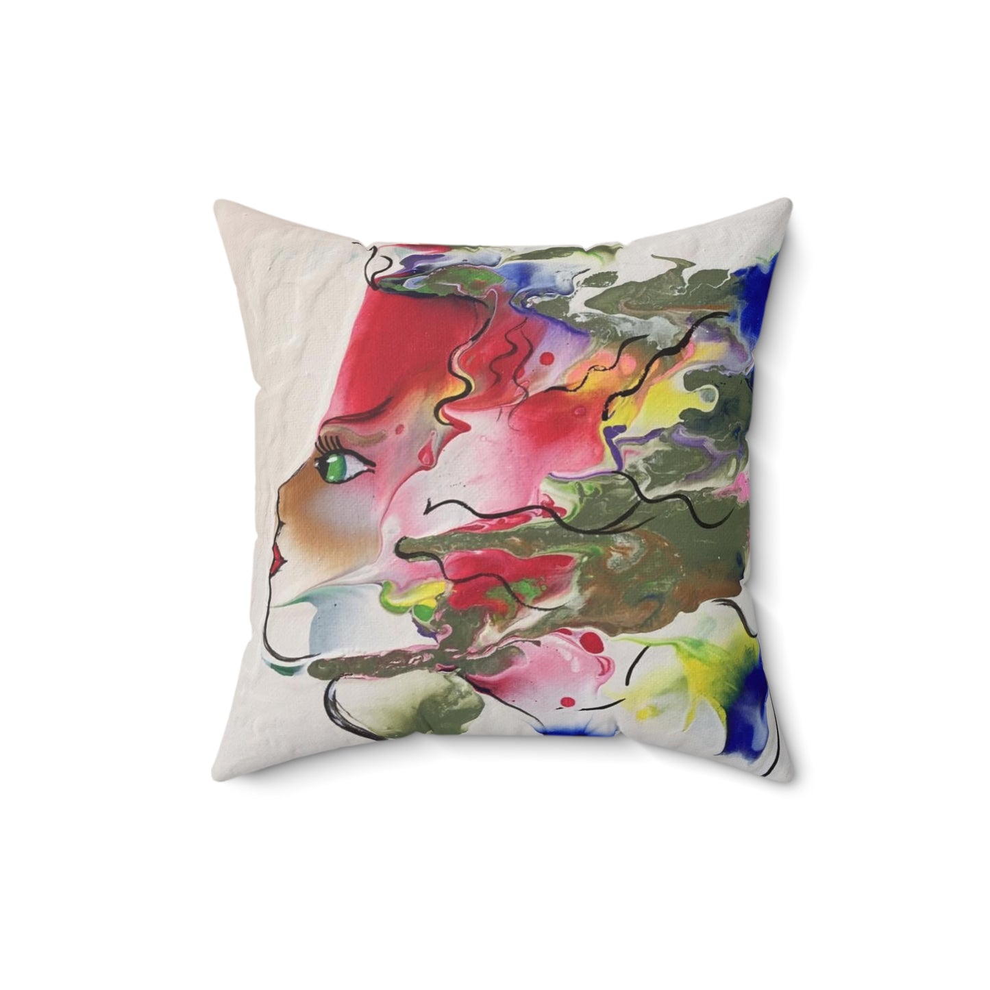 Empress by Carol Kline Spun Polyester Square Pillow