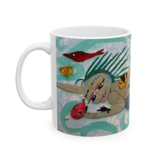 Mermaid Entourage Ceramic Mug