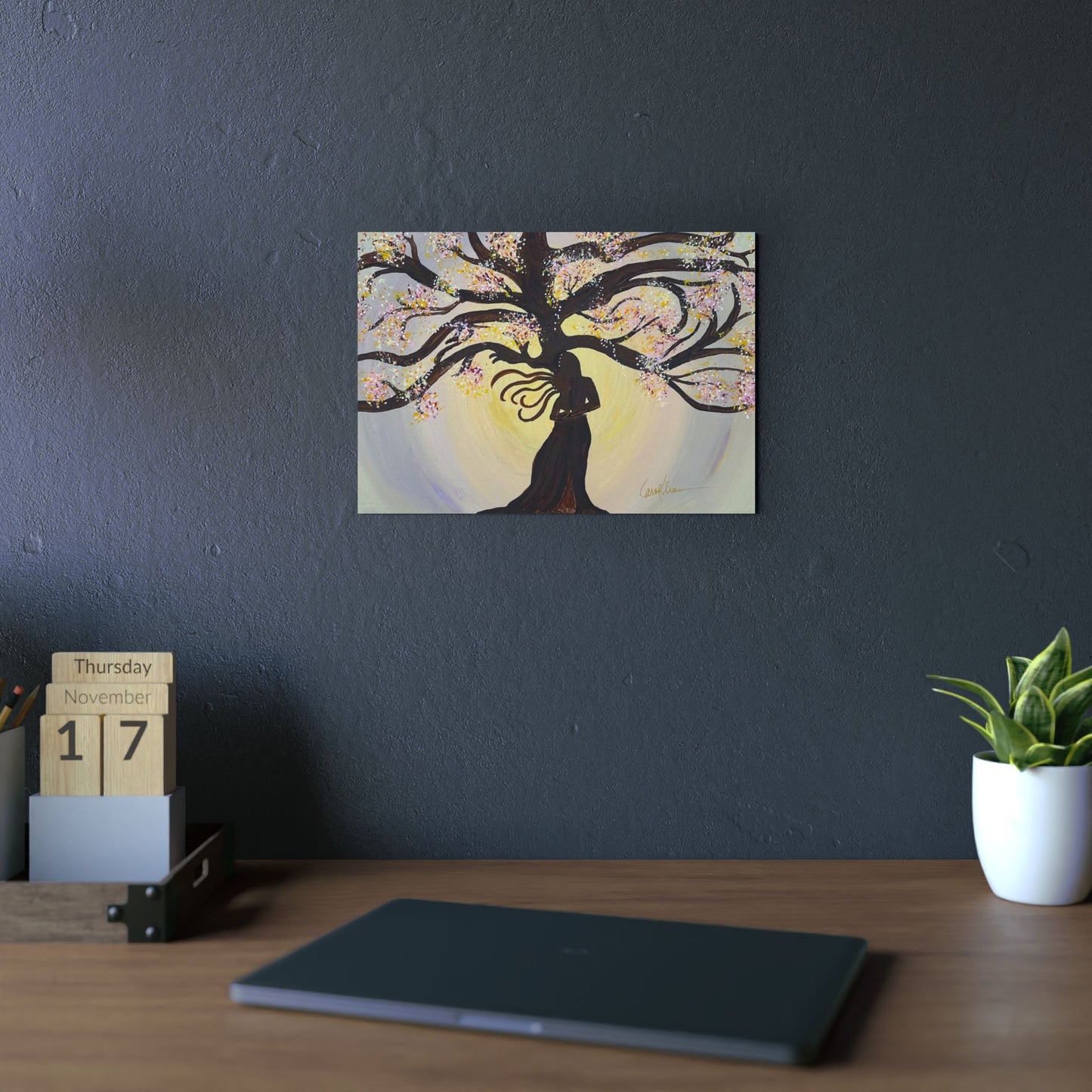 Aluminum Composite Print - Love Tree