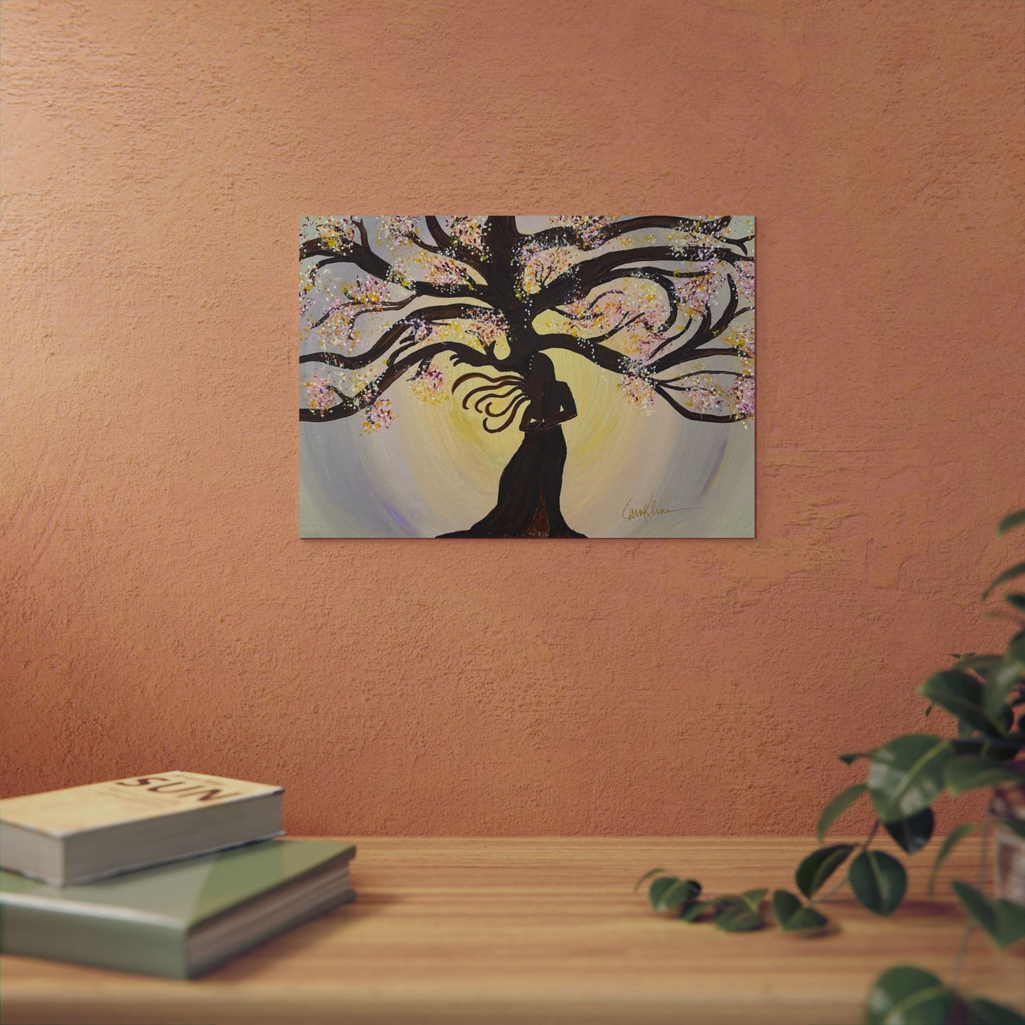 Aluminum Composite Print - Love Tree