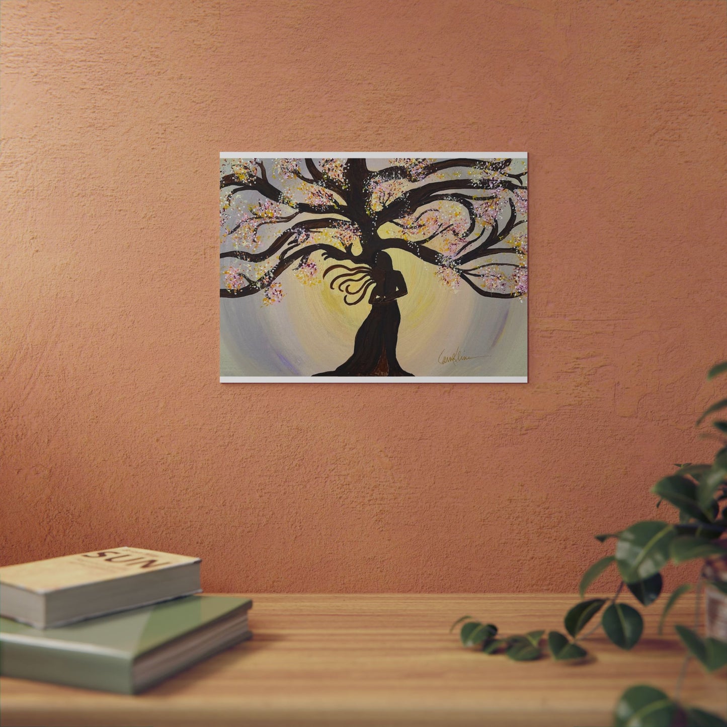 Aluminum Composite Print - Love Tree