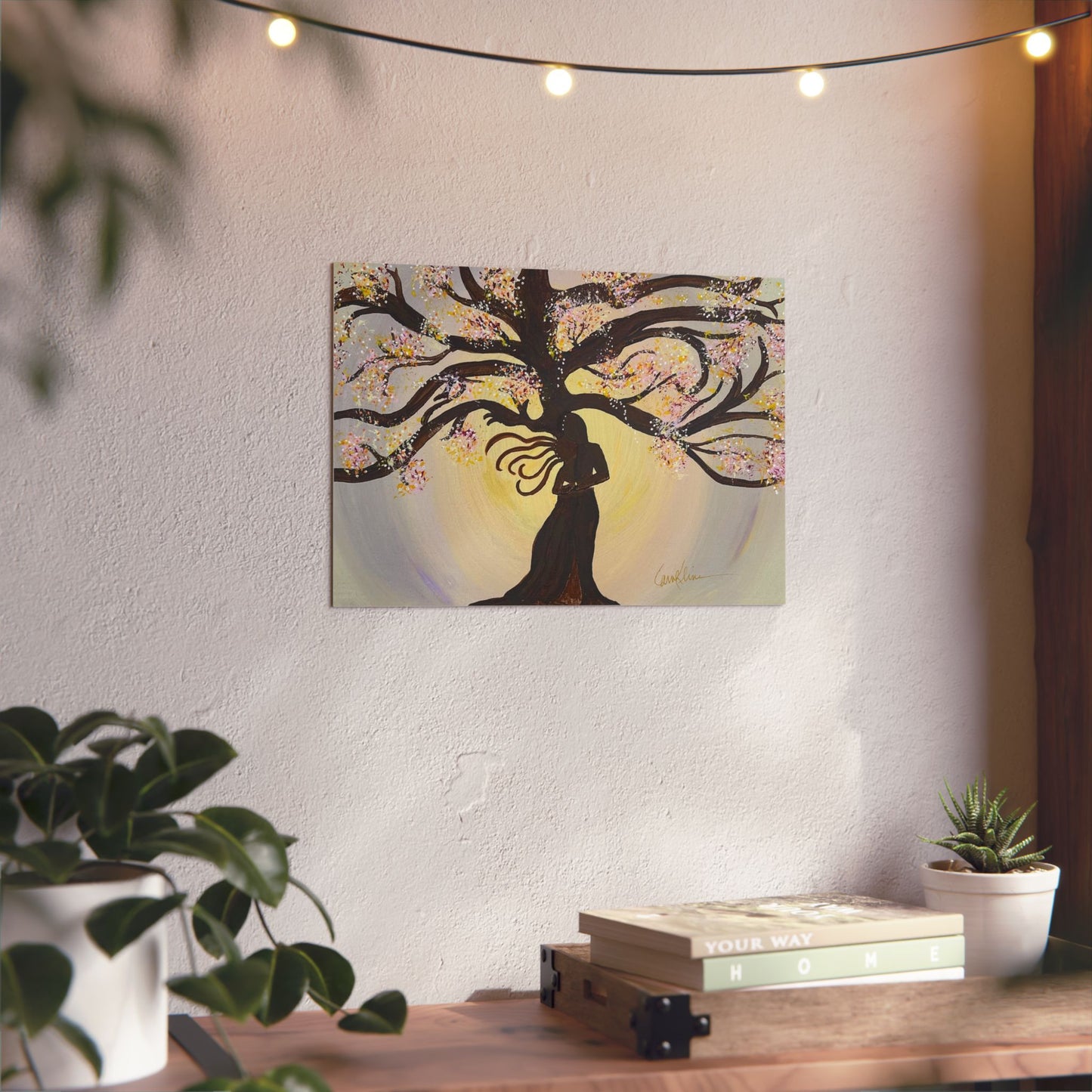 Aluminum Composite Print - Love Tree