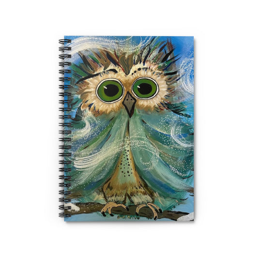 Winter Owl Spiral Notebook - Ruled Line