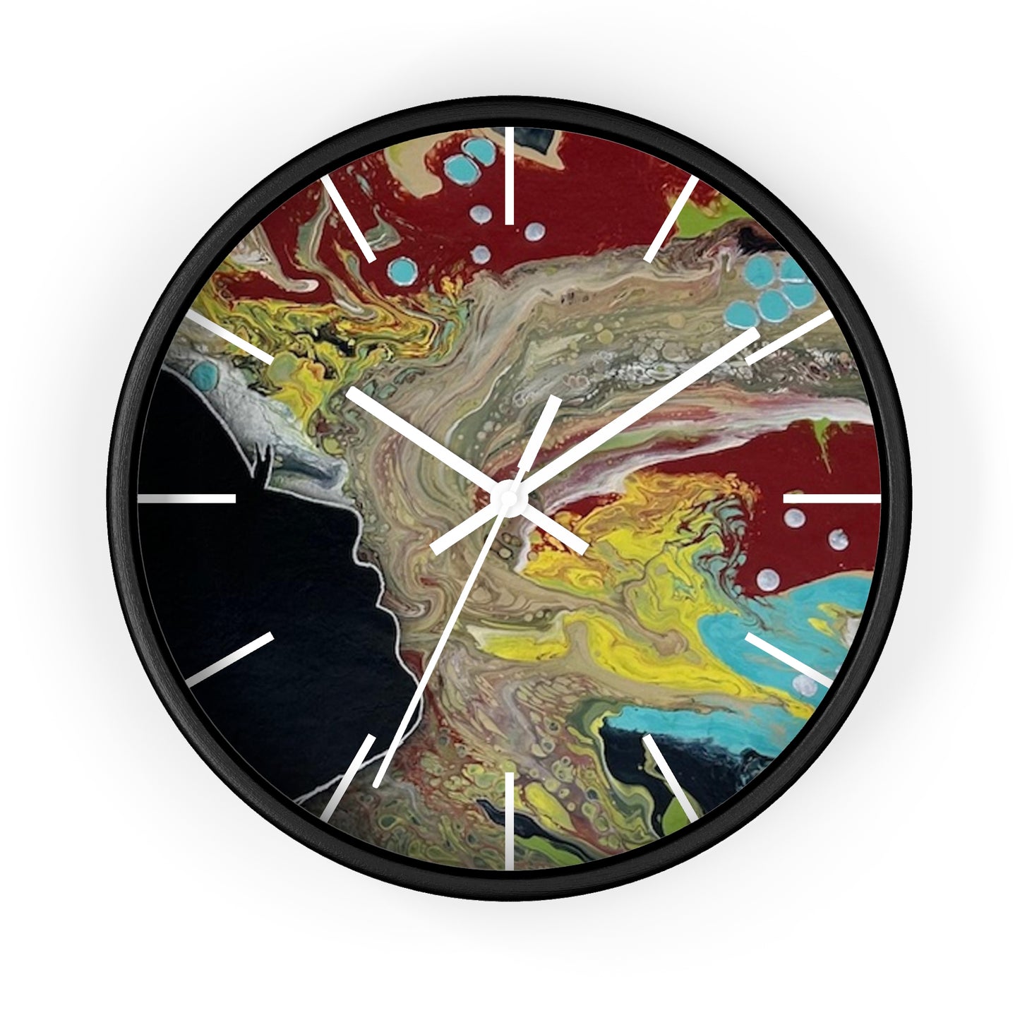 "Girl Facing Right"  Wall Clock