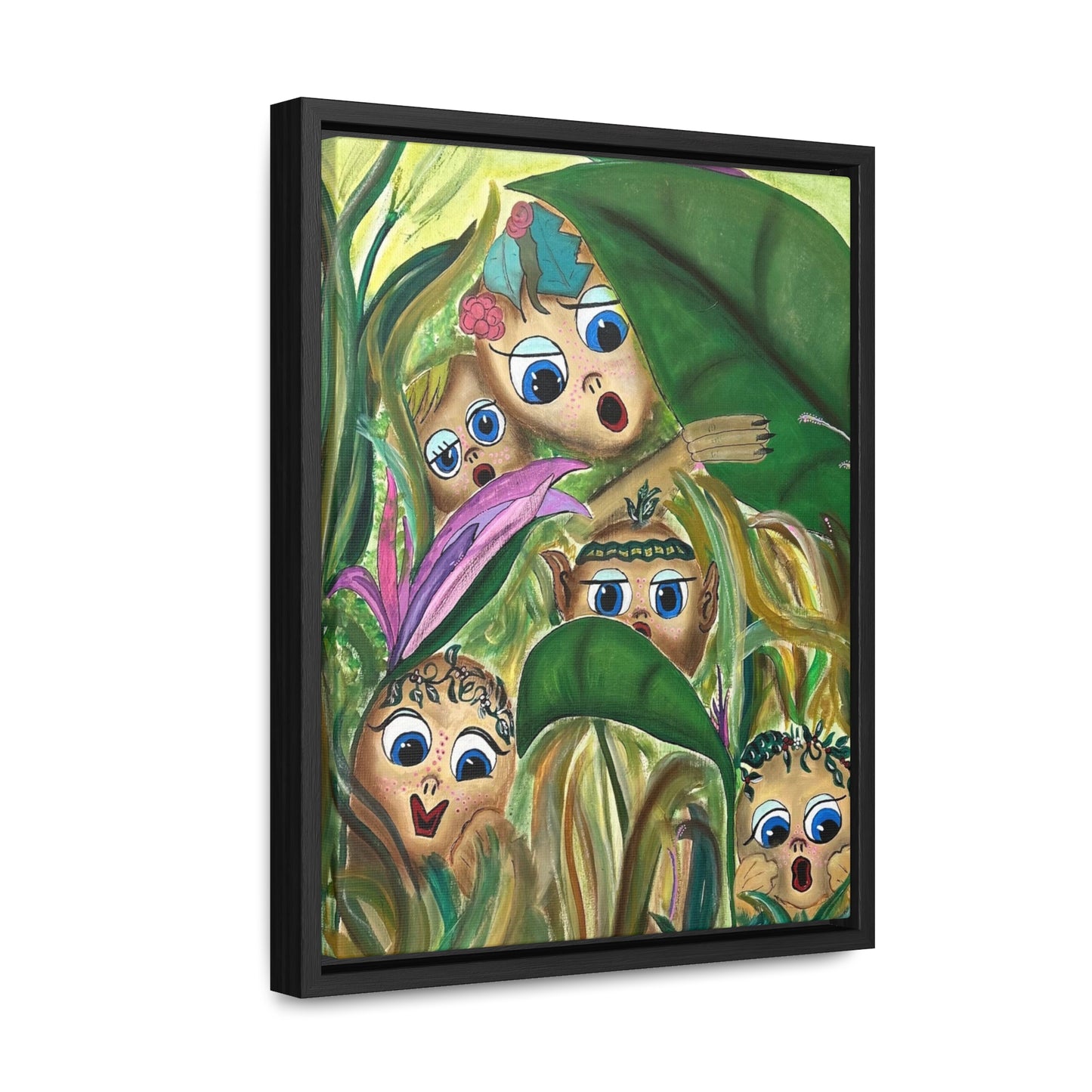 Elves are Watcing by Carol Kline - Gallery Canvas Wrap, Vertical Frame