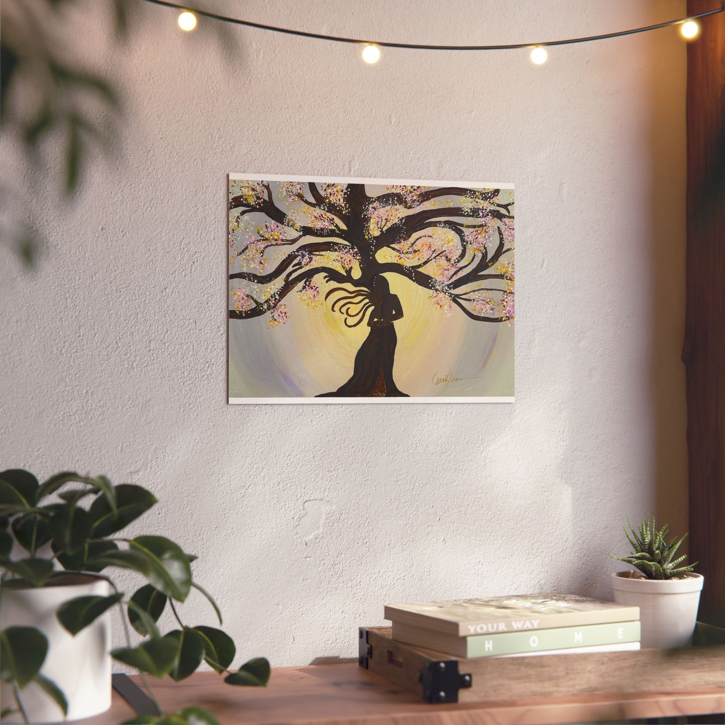 Aluminum Composite Print - Love Tree