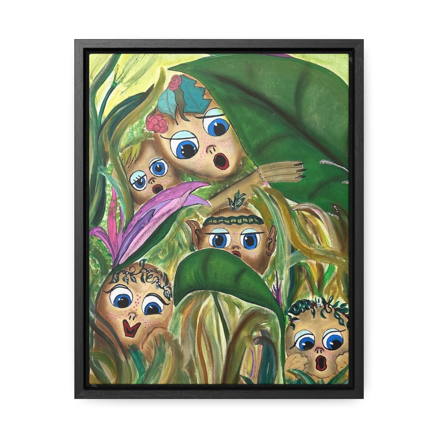 Elves are Watcing by Carol Kline - Gallery Canvas Wrap, Vertical Frame