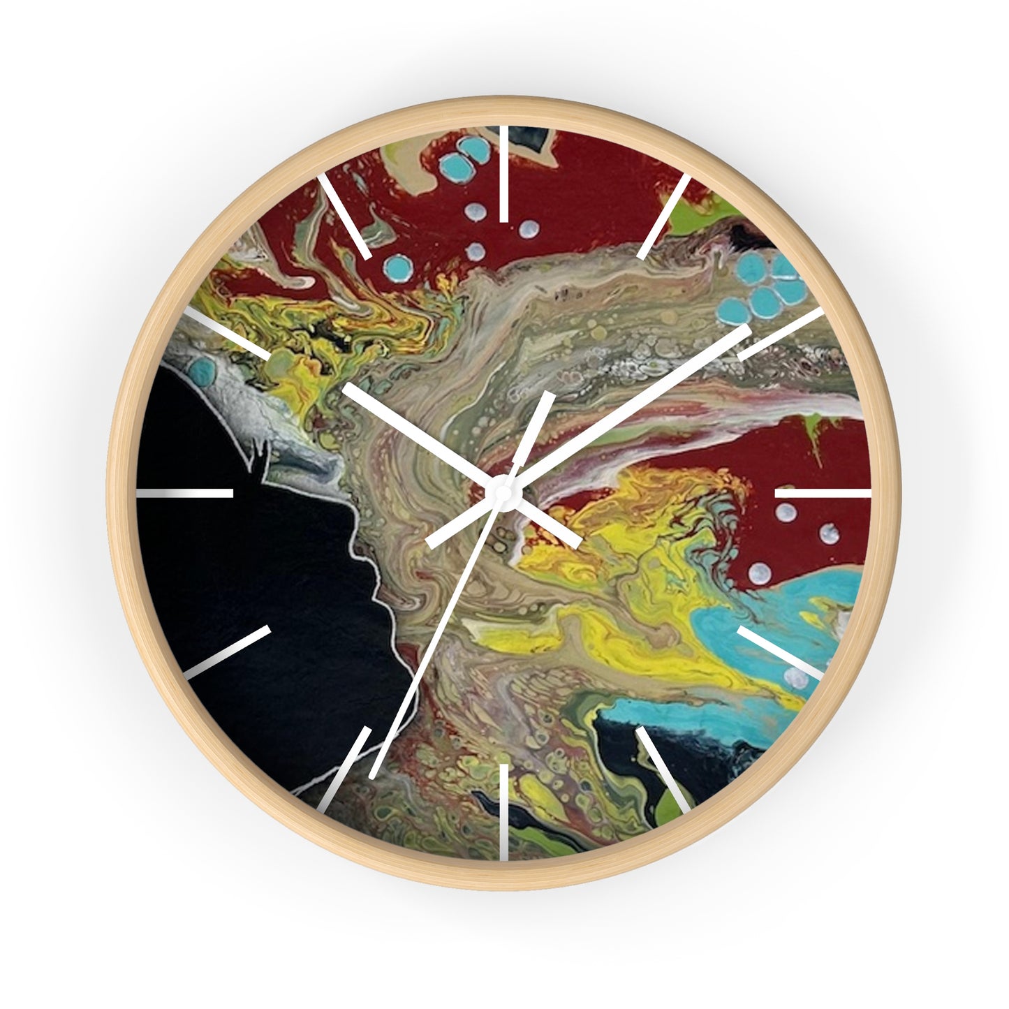 "Girl Facing Right"  Wall Clock