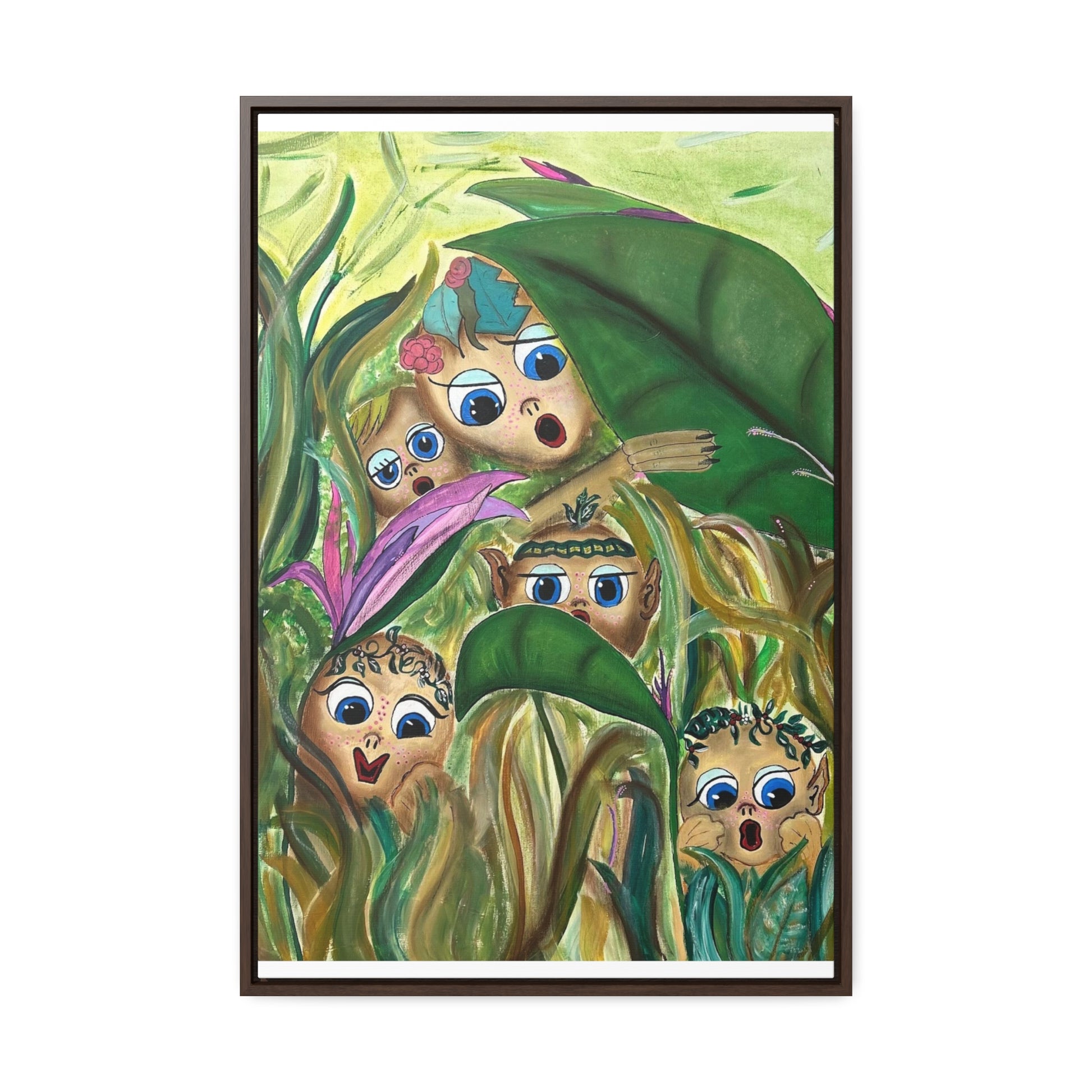 Elves are Watcing by Carol Kline - Gallery Canvas Wrap, Vertical Frame