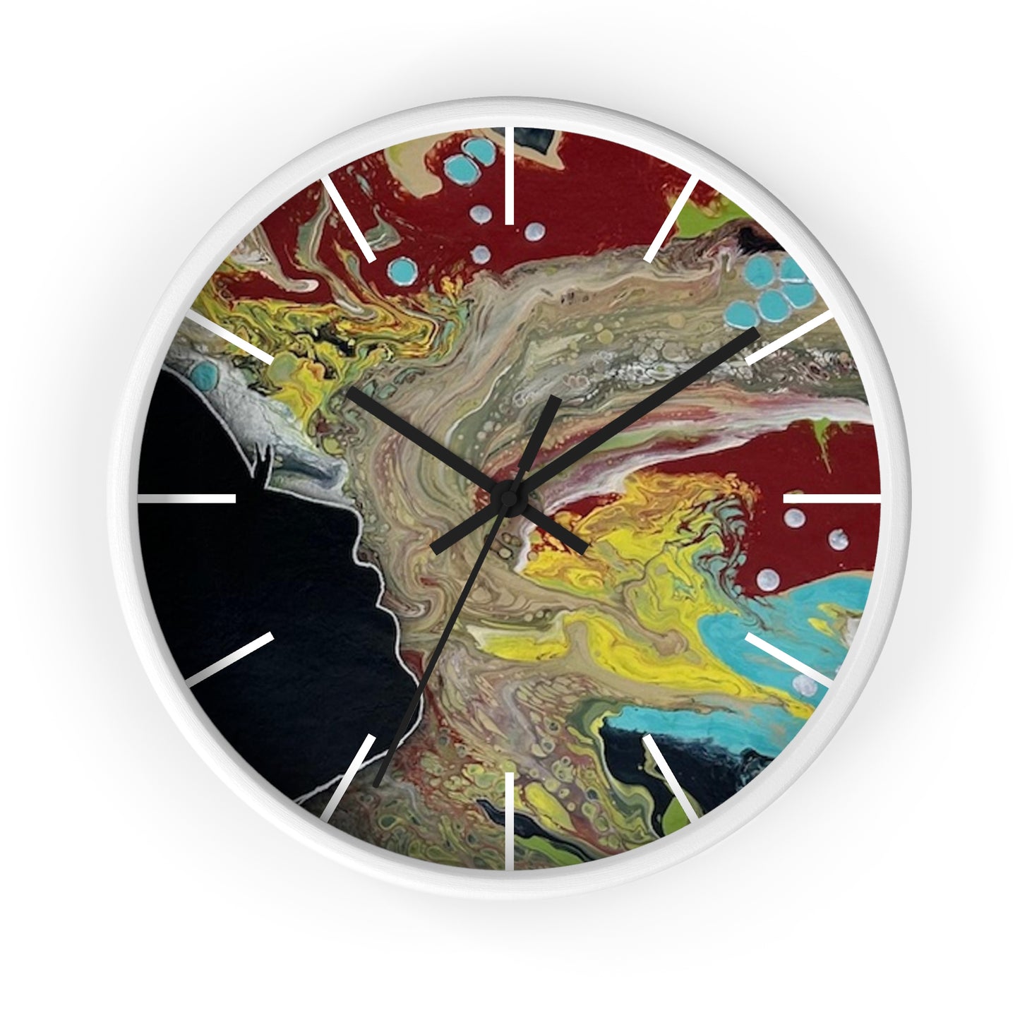 "Girl Facing Right"  Wall Clock