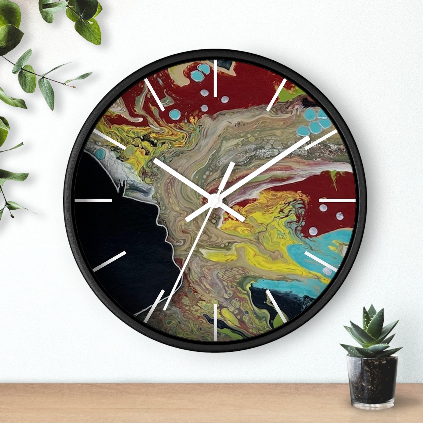 "Girl Facing Right"  Wall Clock