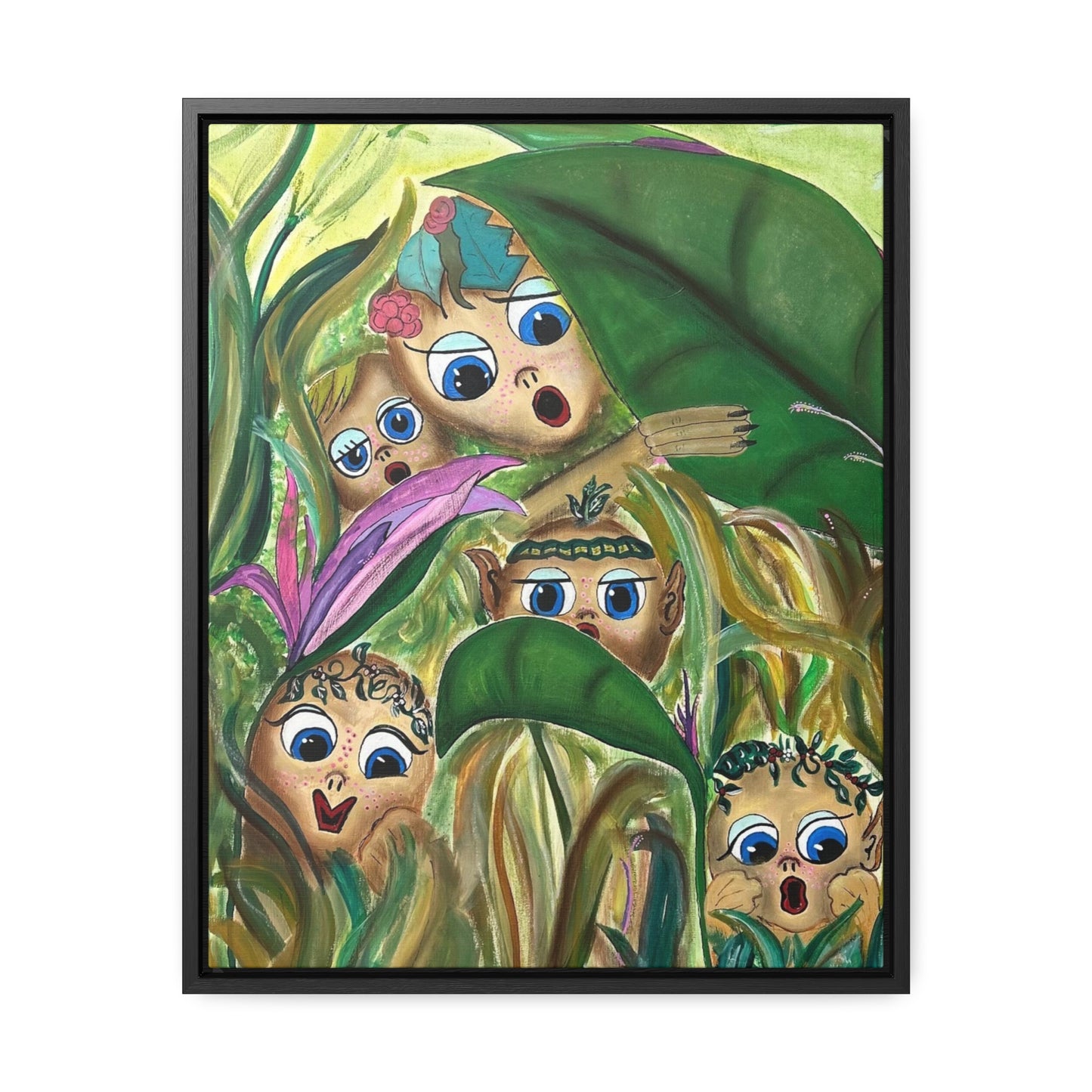 Elves are Watcing by Carol Kline - Gallery Canvas Wrap, Vertical Frame