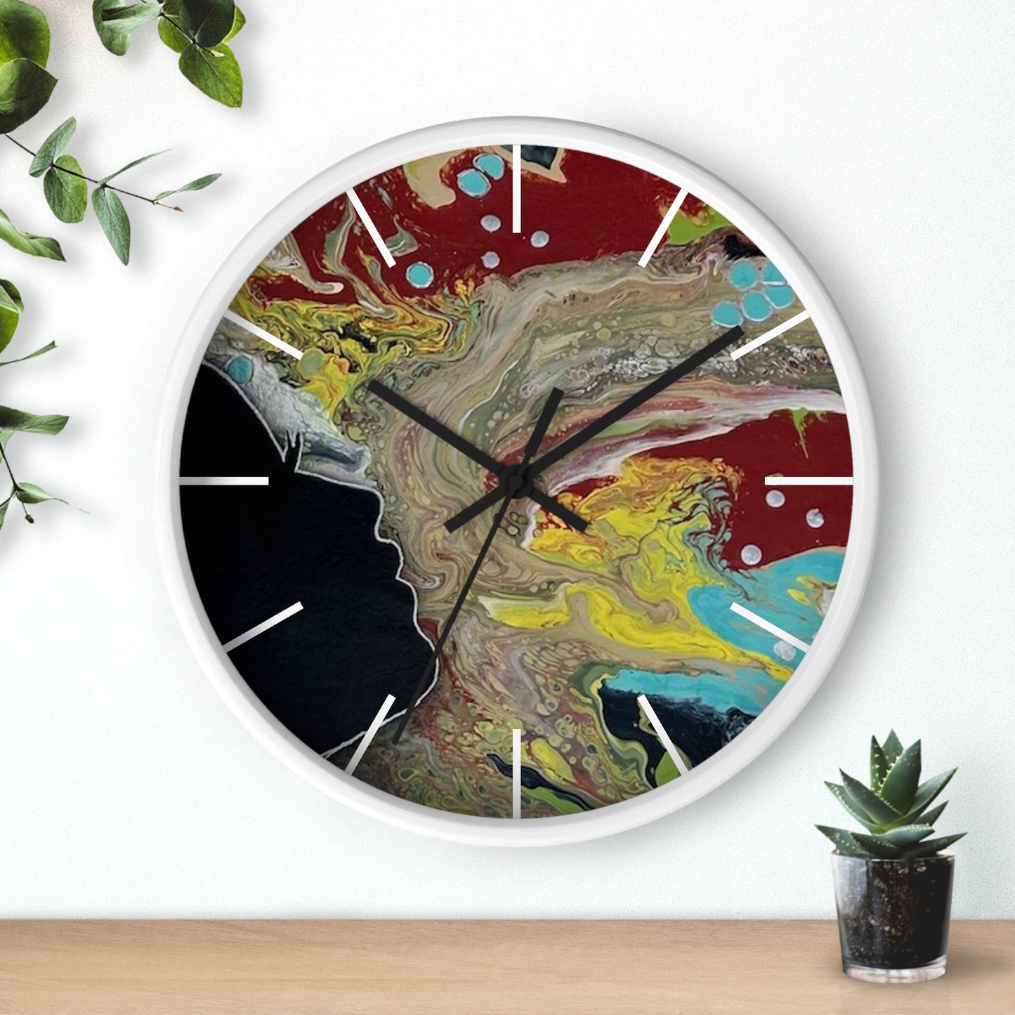 "Girl Facing Right"  Wall Clock