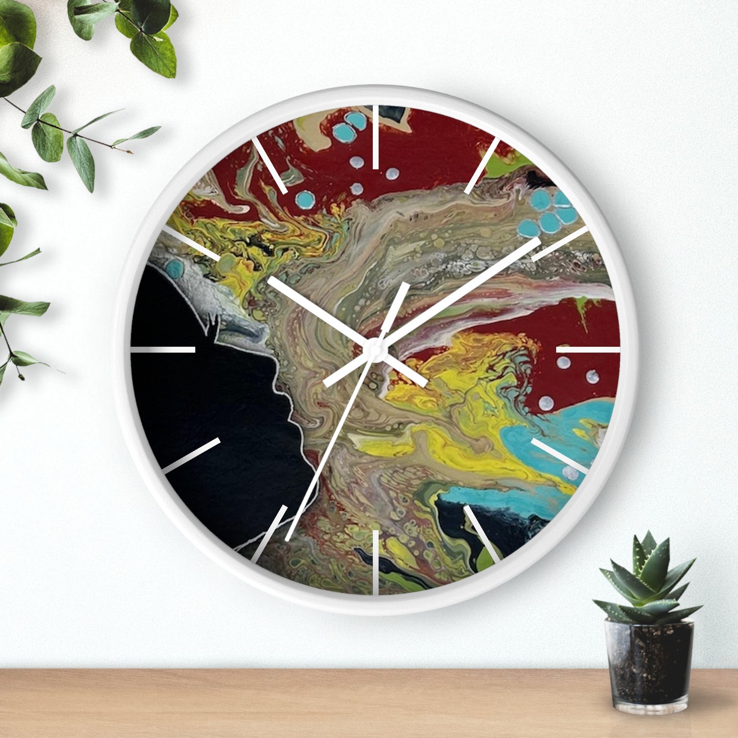 "Girl Facing Right"  Wall Clock