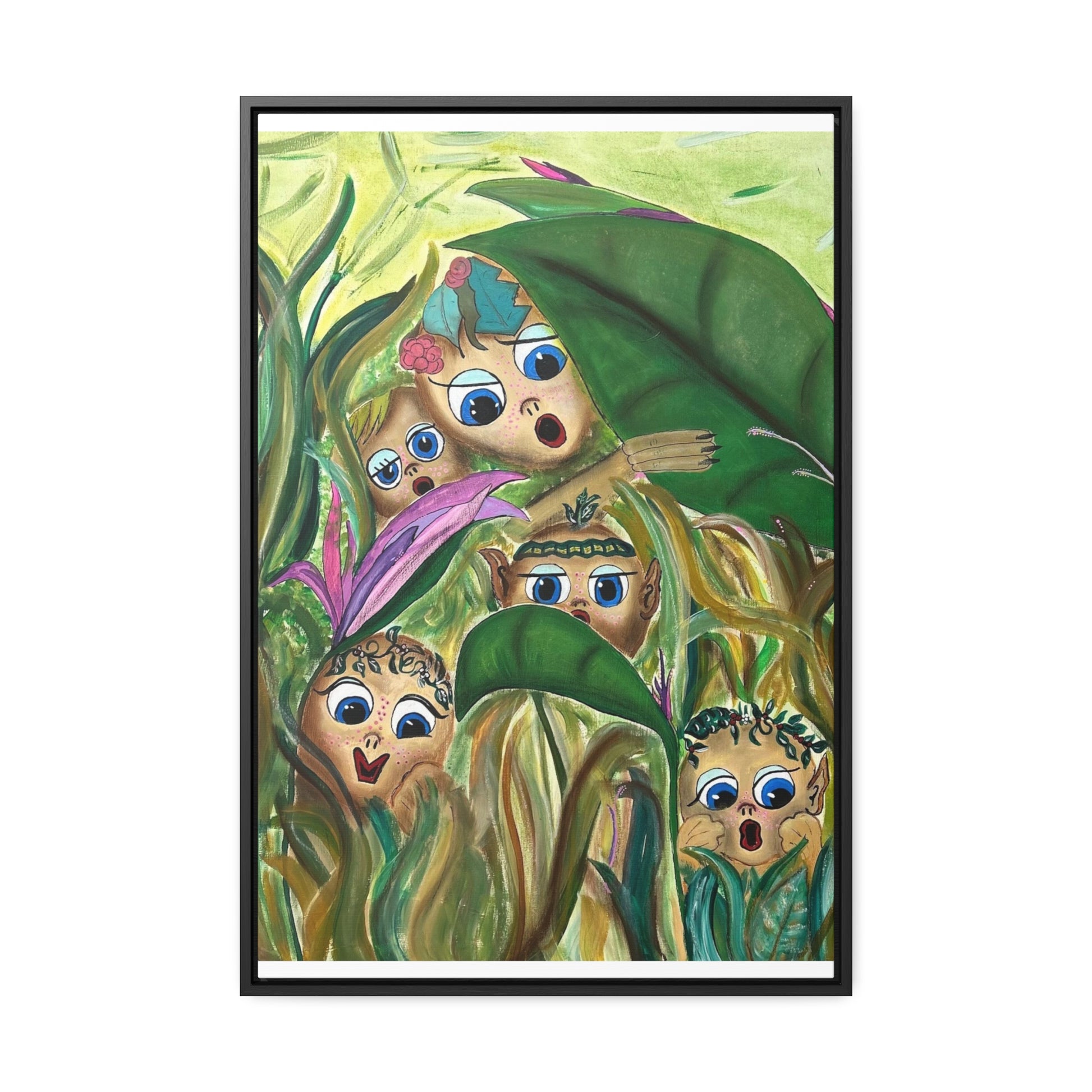 Elves are Watcing by Carol Kline - Gallery Canvas Wrap, Vertical Frame