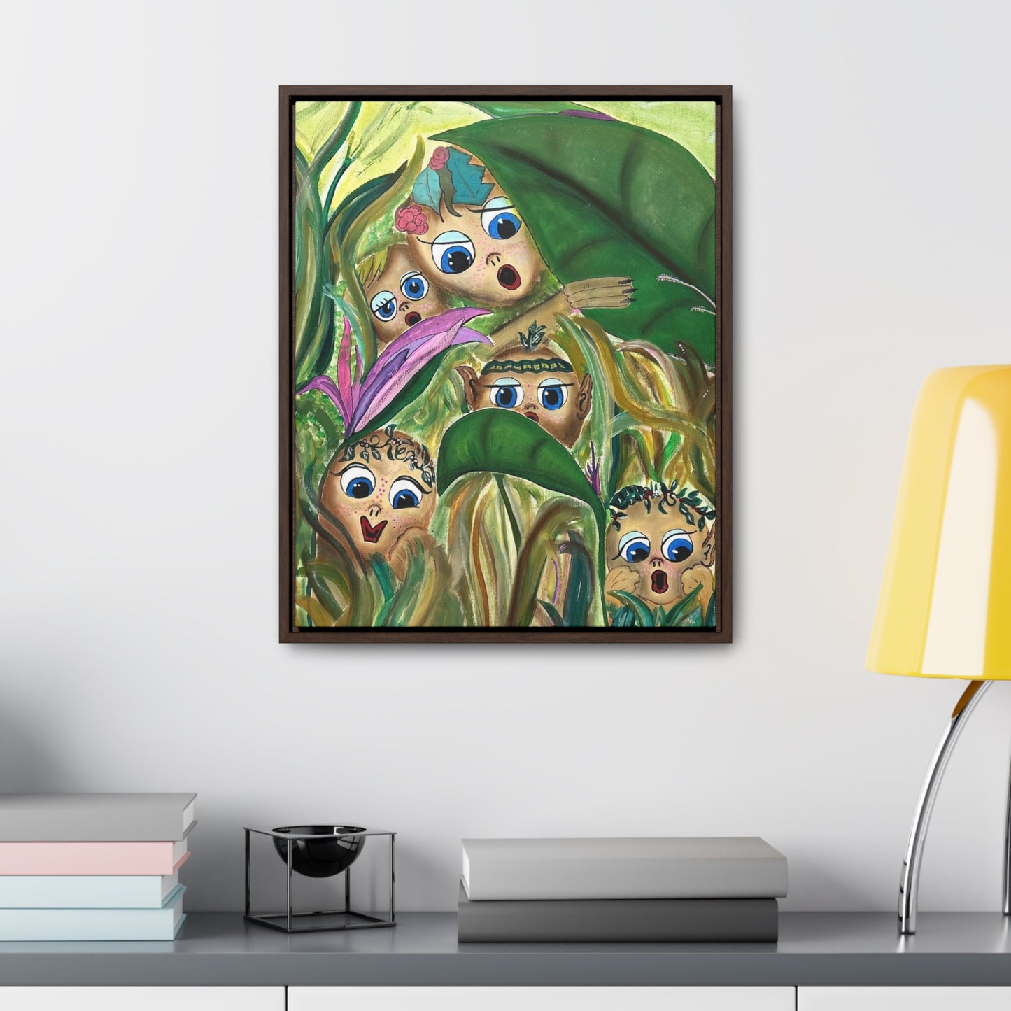 Elves are Watcing by Carol Kline - Gallery Canvas Wrap, Vertical Frame