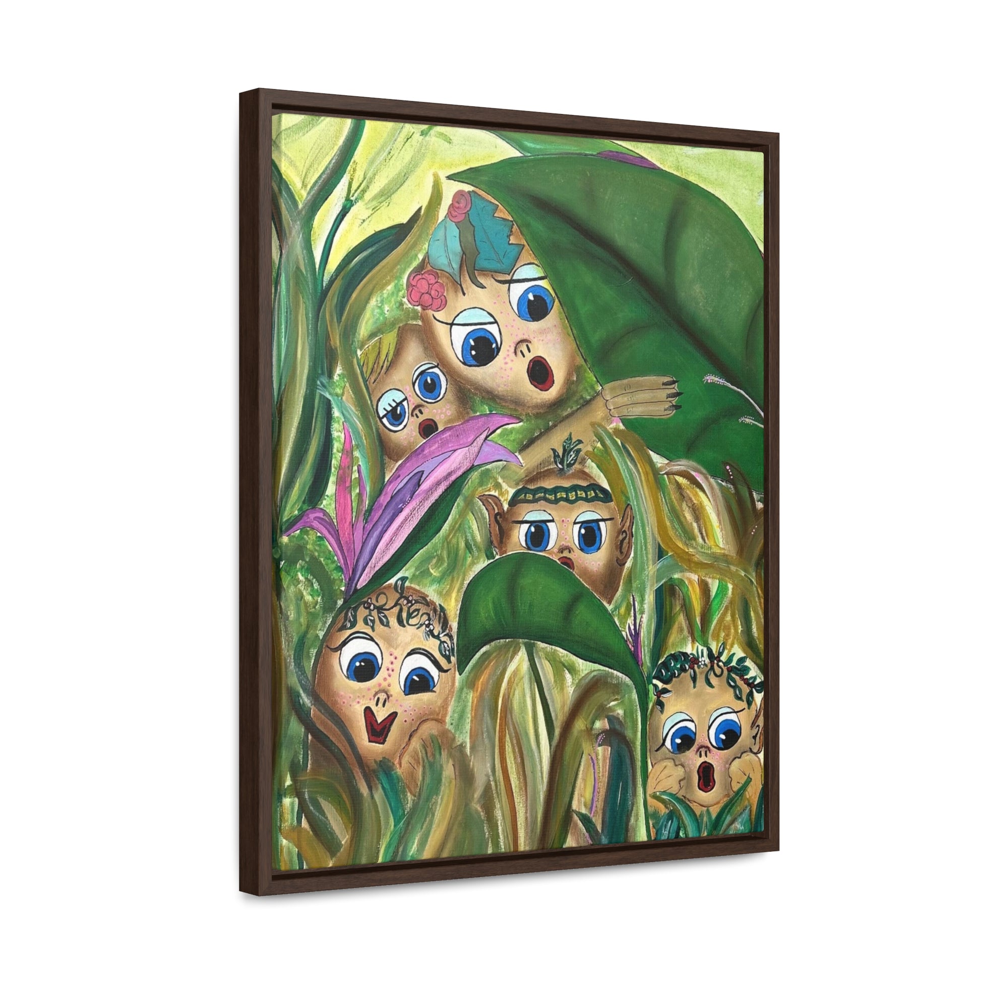 Elves are Watcing by Carol Kline - Gallery Canvas Wrap, Vertical Frame