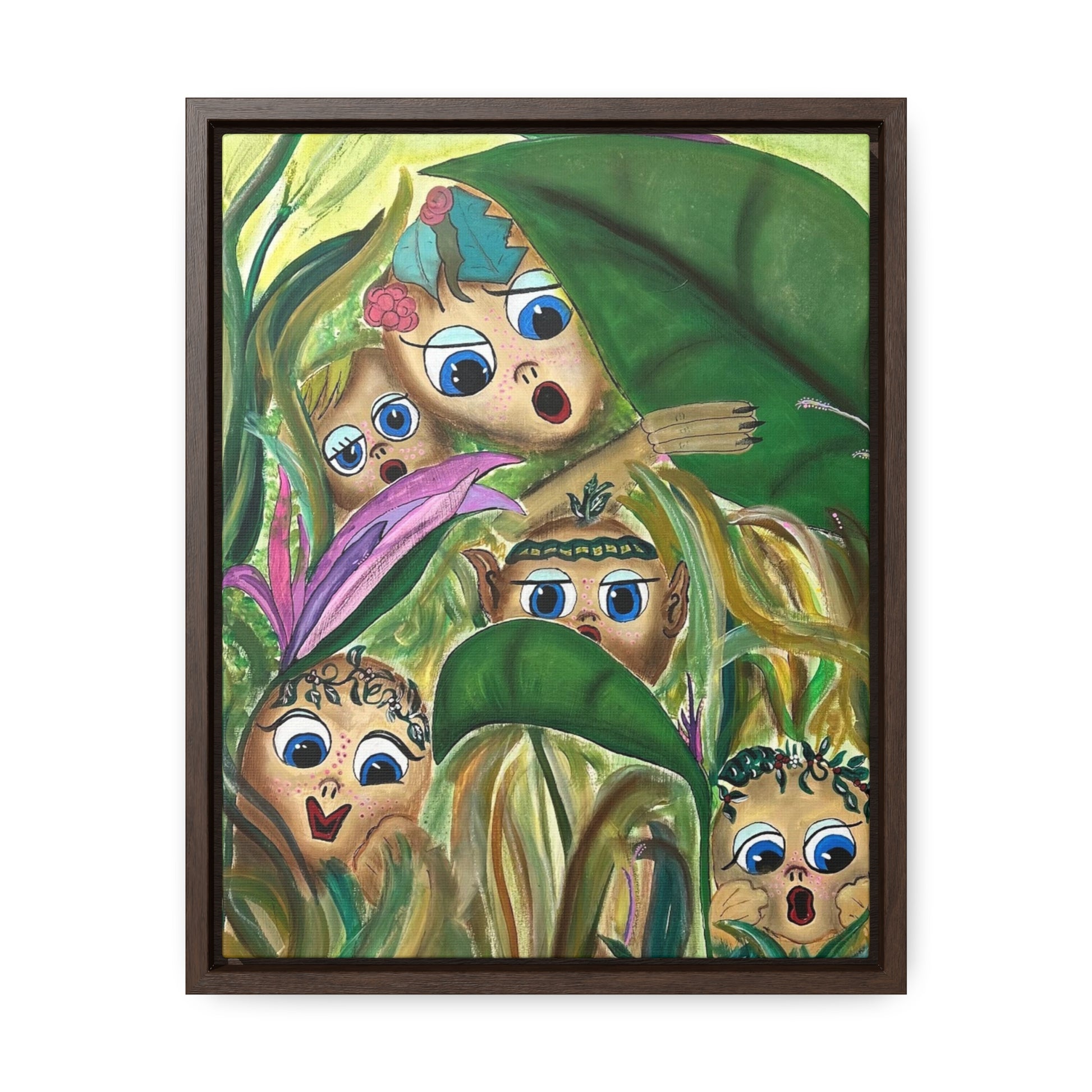 Elves are Watcing by Carol Kline - Gallery Canvas Wrap, Vertical Frame