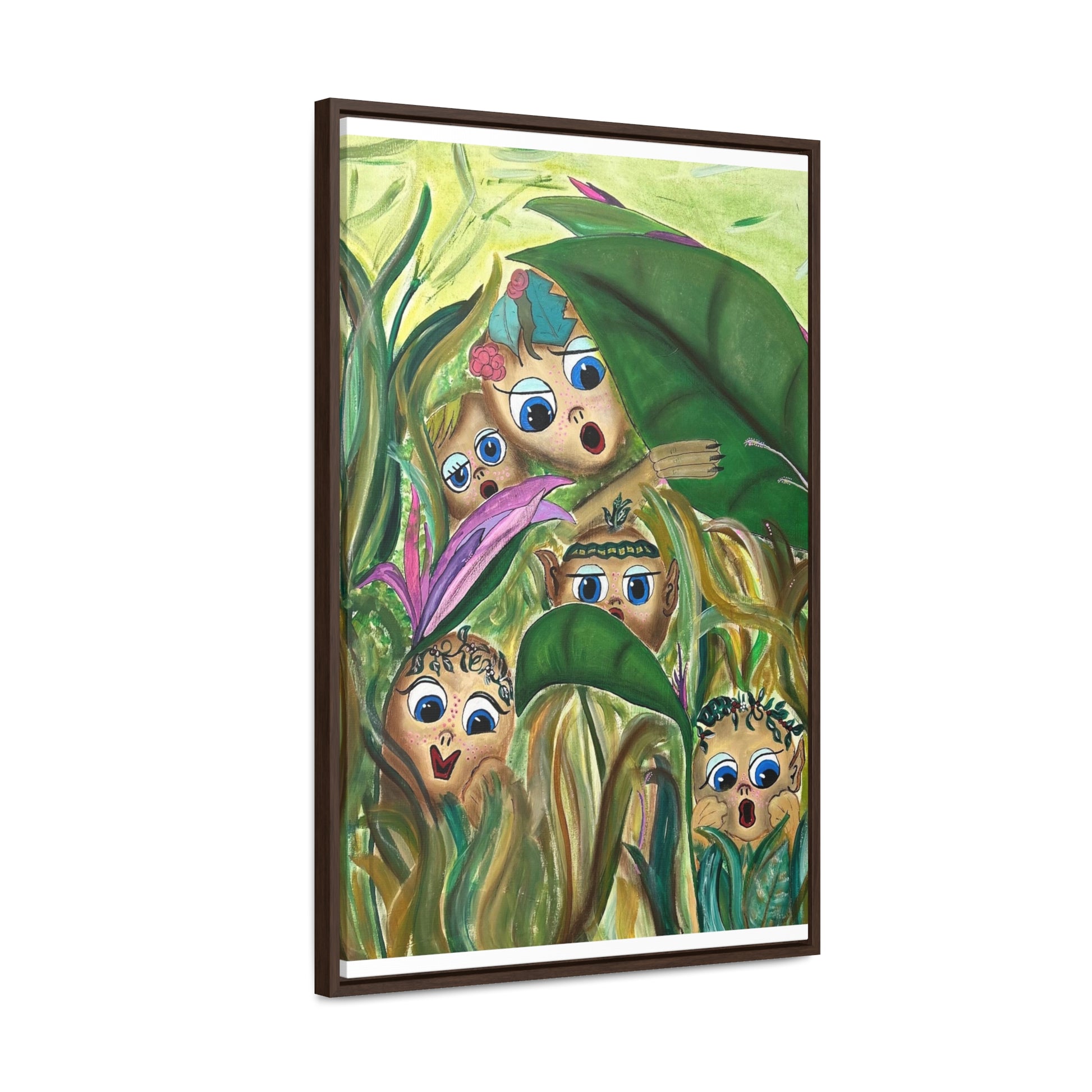 Elves are Watcing by Carol Kline - Gallery Canvas Wrap, Vertical Frame