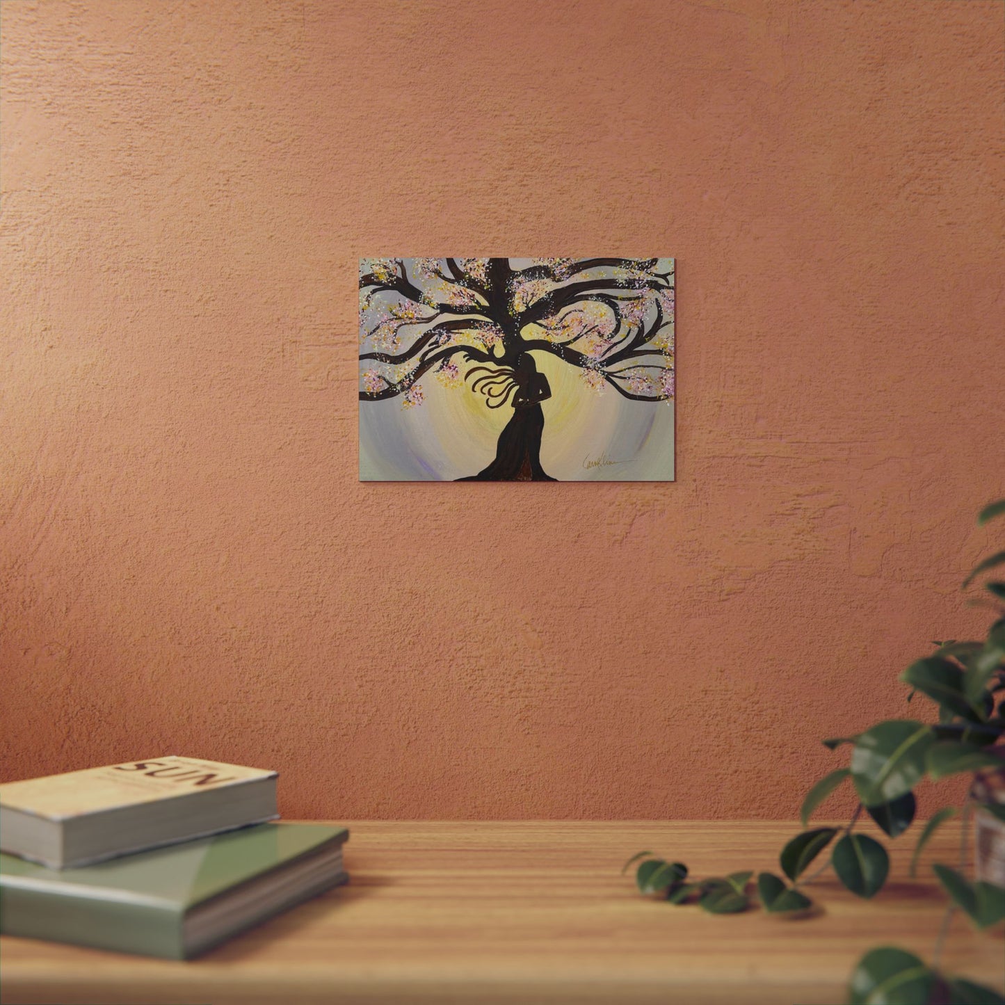 Aluminum Composite Print - Love Tree