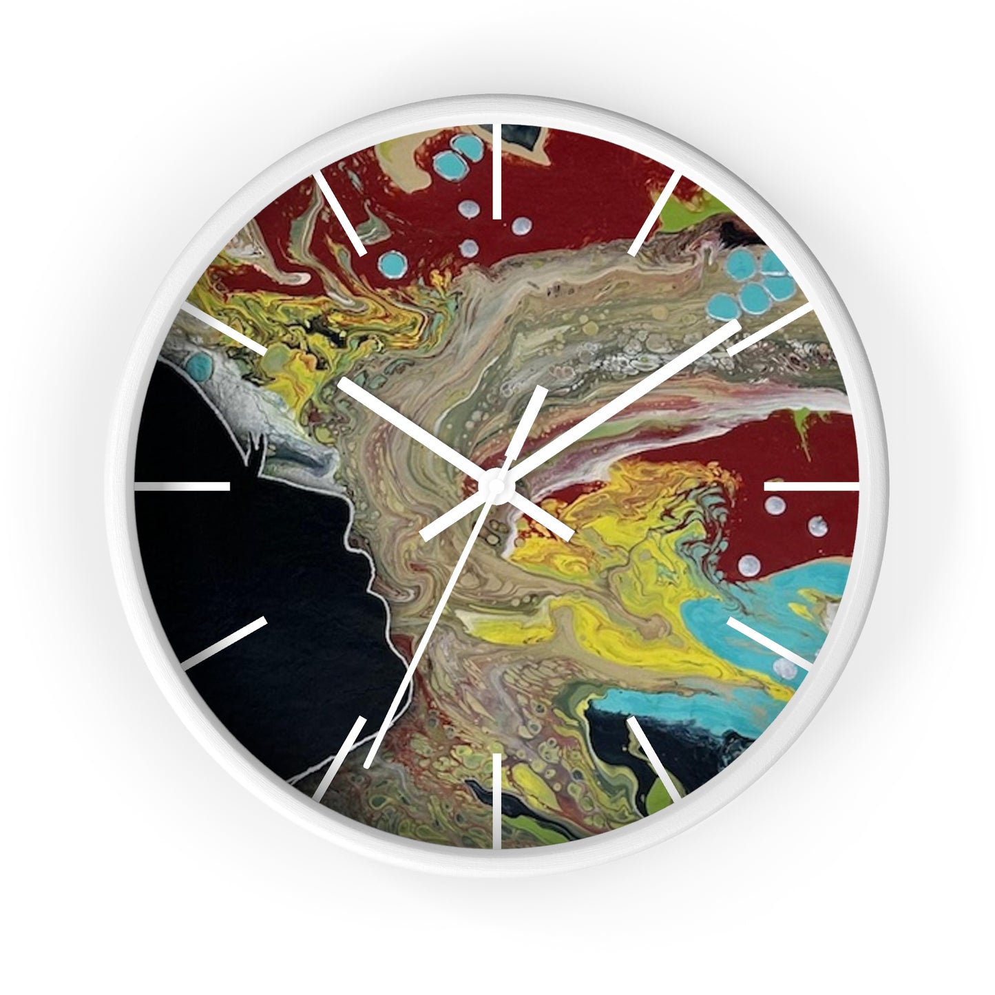 "Girl Facing Right"  Wall Clock