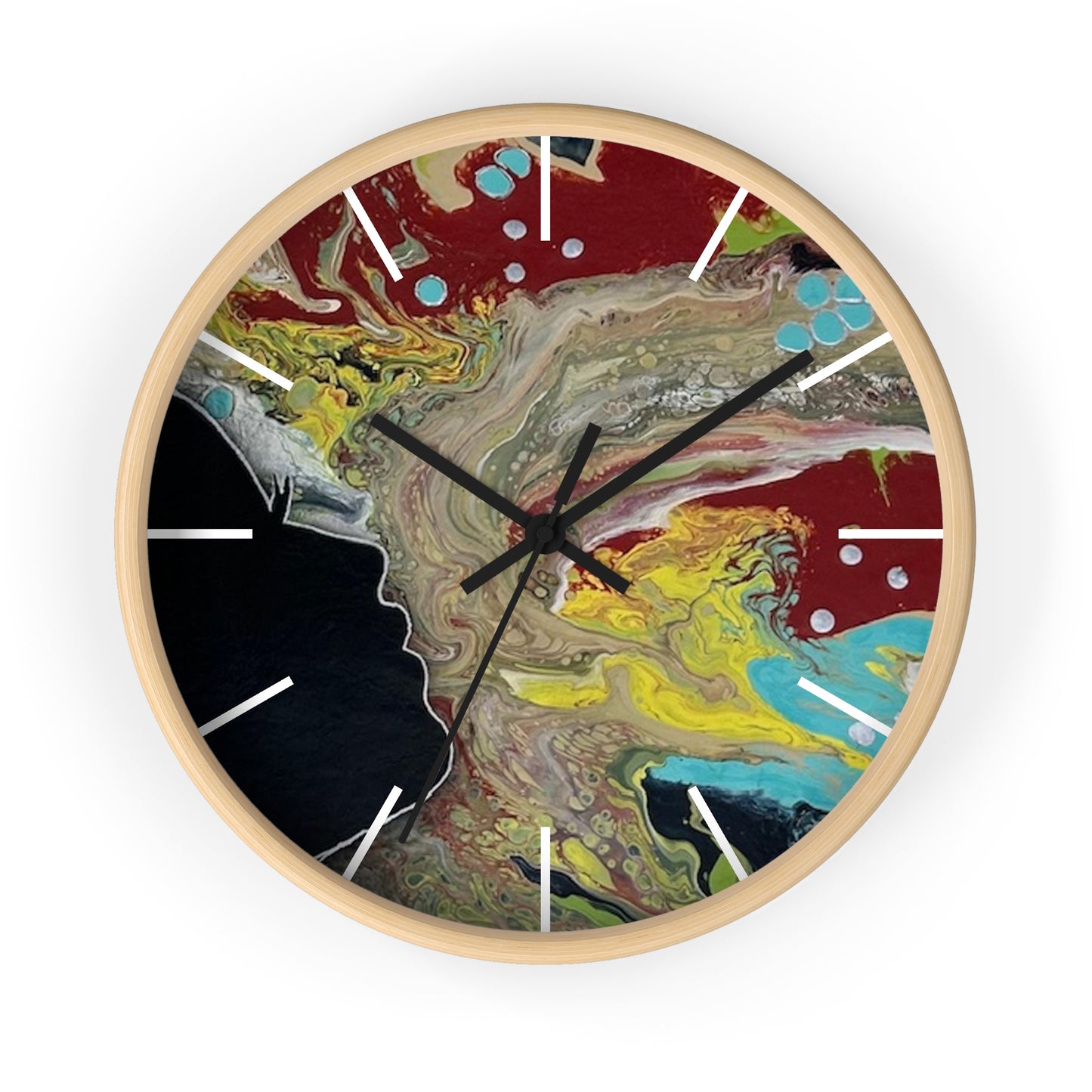 "Girl Facing Right"  Wall Clock