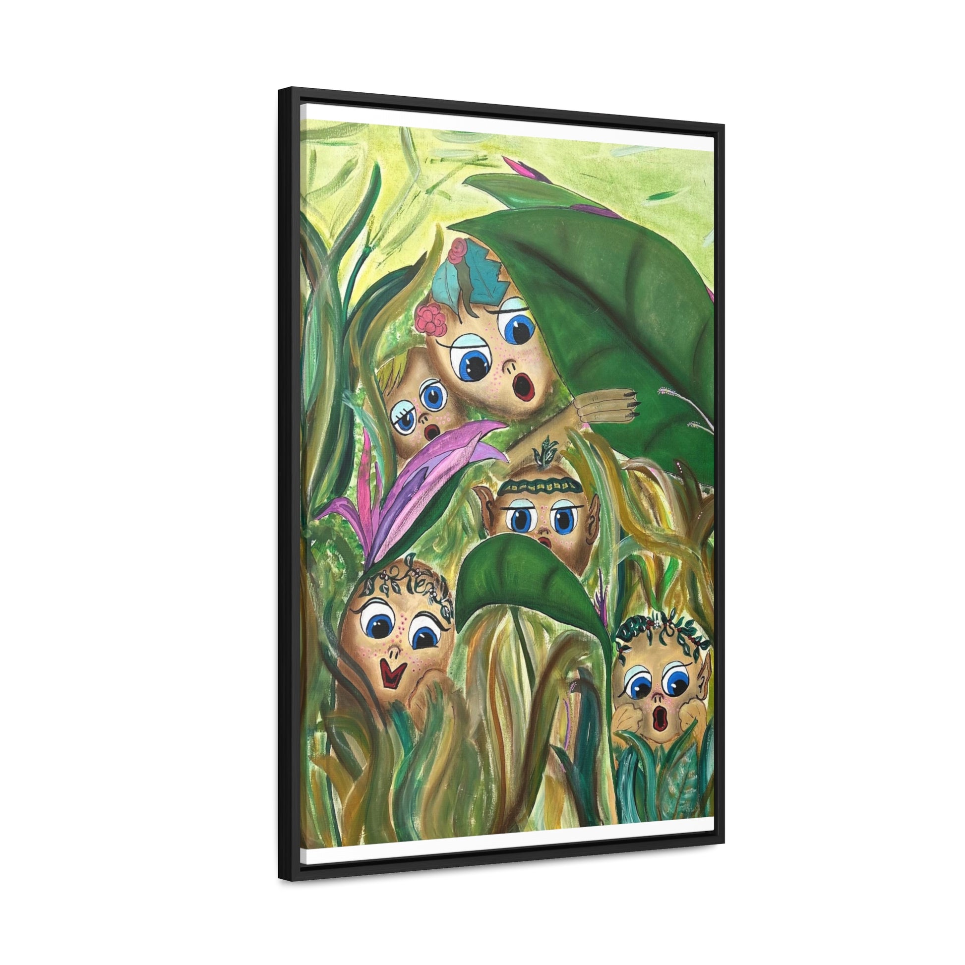 Elves are Watcing by Carol Kline - Gallery Canvas Wrap, Vertical Frame