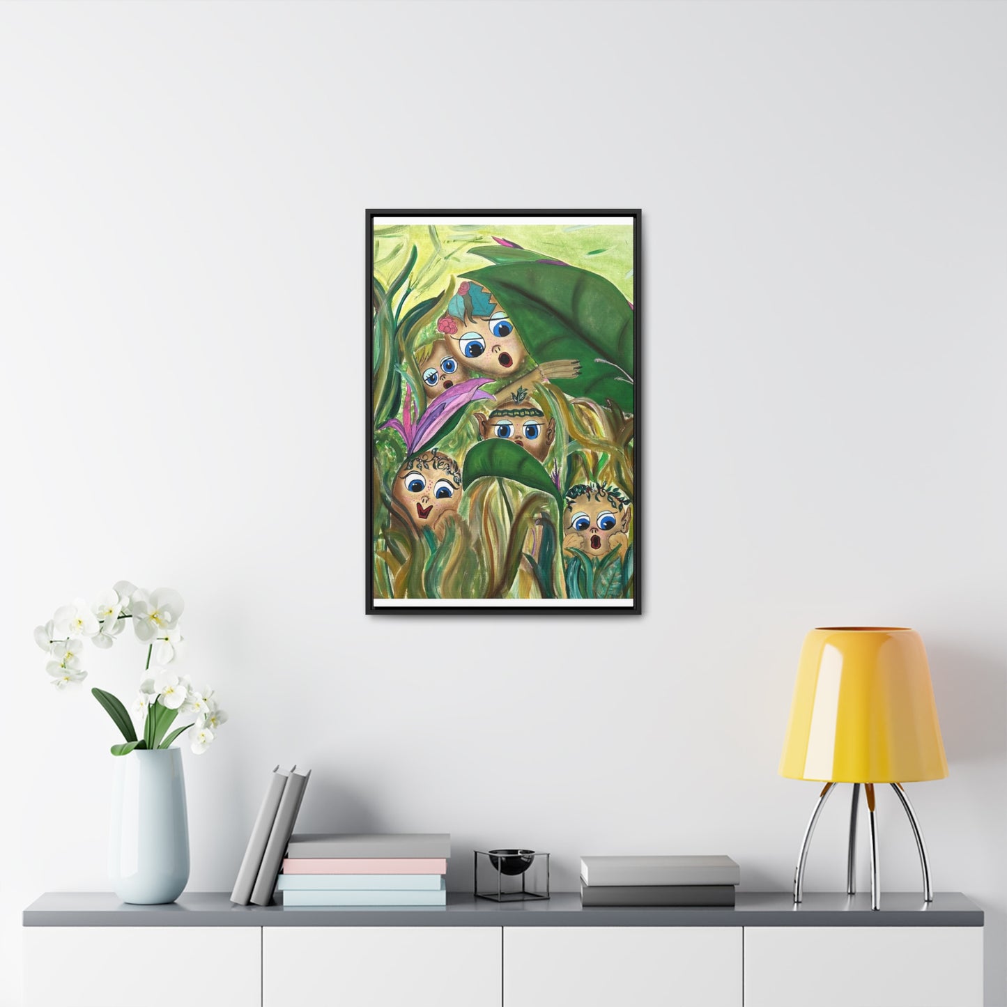 Elves are Watcing by Carol Kline - Gallery Canvas Wrap, Vertical Frame